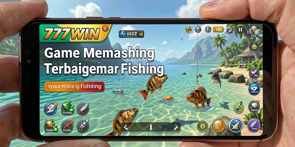 Gameplay menarik di 777WIN menampilkan momen memancing yang seru.