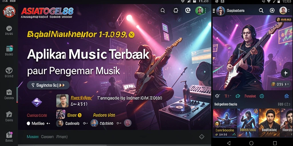 Tampilan screenshot ASIATOGEL88 yang menampilkan koleksi lagu-lagu populer.