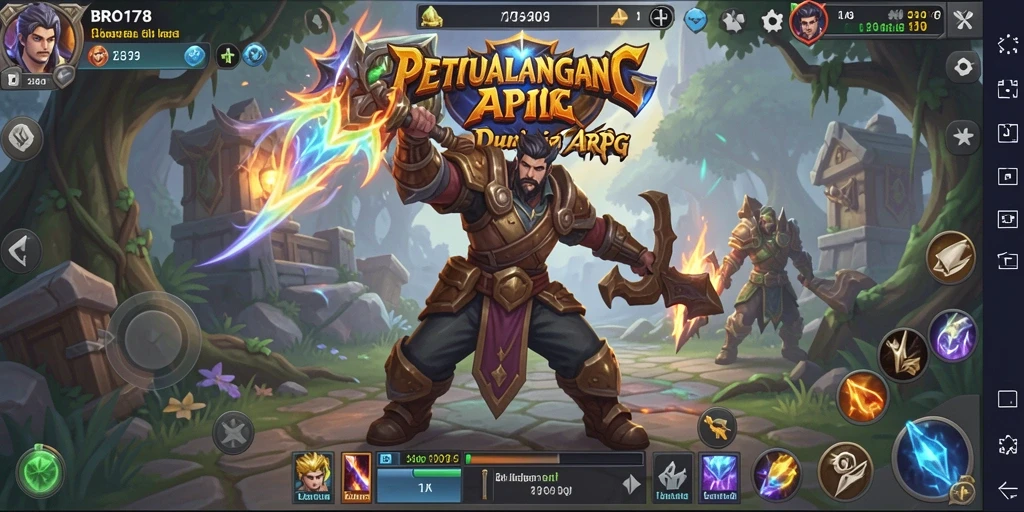 Gameplay mendebarkan BRO178 dengan pertarungan epik dan eksplorasi dunia.