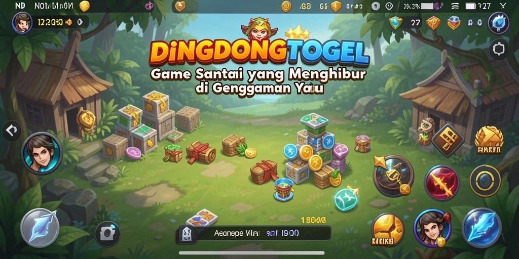 Tampilan gameplay DINGDONGTOGEL yang seru dan menghibur.