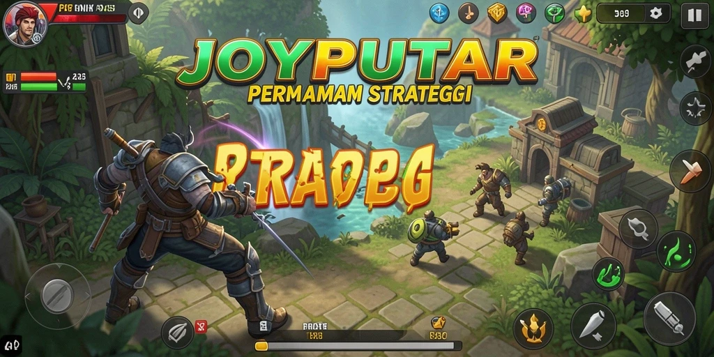 Tampilan gameplay seru dari JOYPUTAR dengan strategi menantang.