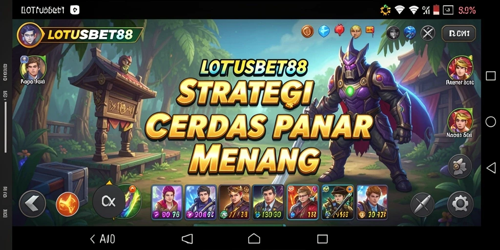 Screenshot utama LOTUSBET88 menampilkan gameplay yang menegangkan dan strategi mendebarkan.