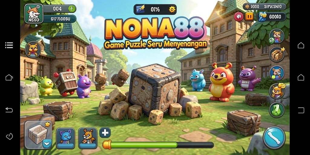 Screenshot NONA88 menampilkan gameplay Puzzle yang menarik dan menantang.