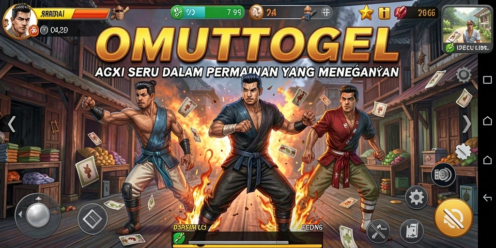 Gameplay intens dari OMUTOGEL yang penuh aksi dan tantangan.