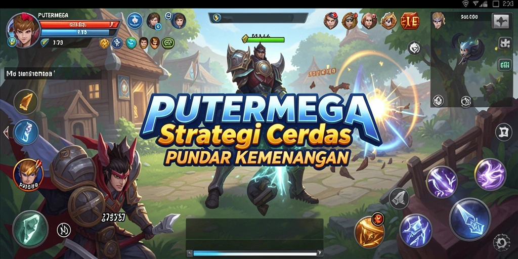 T screenshot gameplay PUTERMEGA dengan aksi dan taktik mendebarkan.