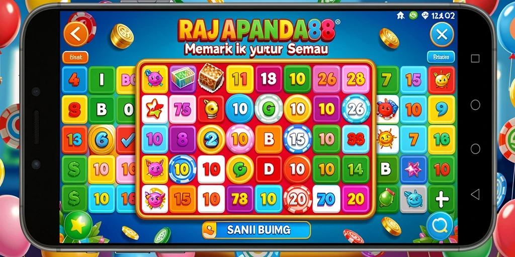 Screenshot RAJAPANDA88 menampilkan gameplay seru Bingo.