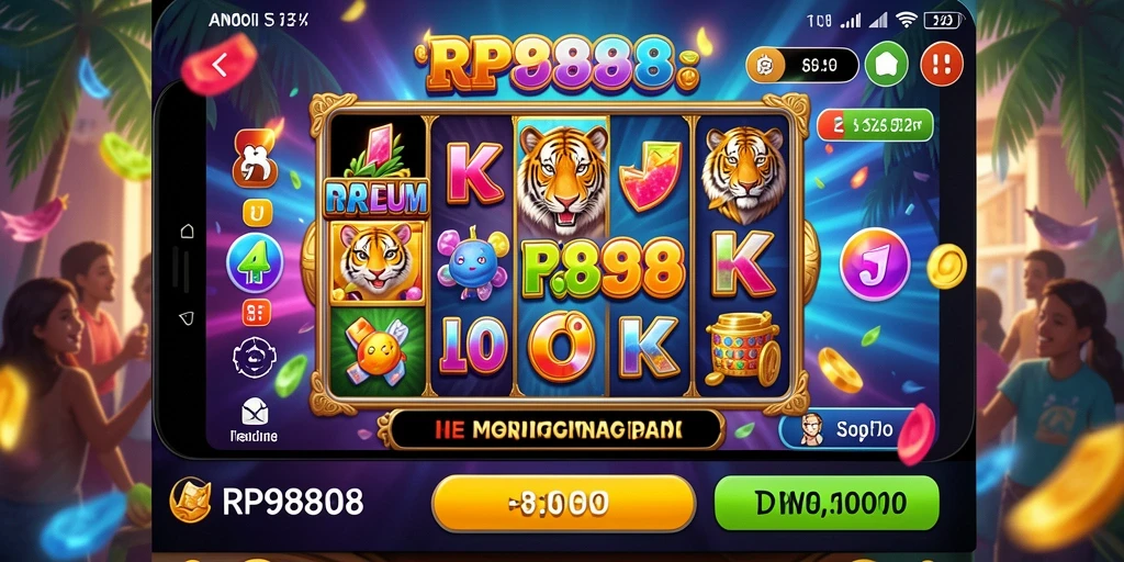 Tampilan menarik dari gameplay seru RP8888 di Slot.
